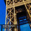 Rideau de douche Paris Tour Eiffel France avec 12 crochets-15643348