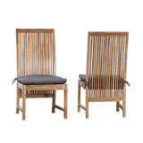 Coussin de chaise de salle à manger d’intérieur/extérieur teck