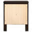 Garrett Cappuccino 2-Drawer Rectangular Nightstand-409626773