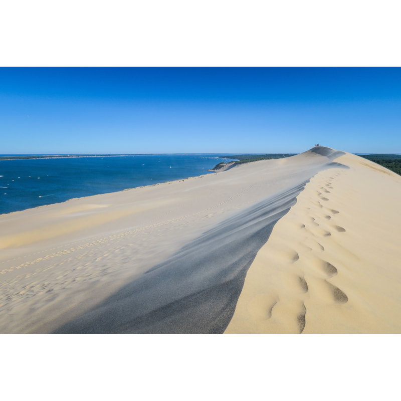Exploring The Dune Of Pilat In France by Kevin LEBRE - Wrapped Canvas Print, 81cm H x 122cm W x 3.8cm D