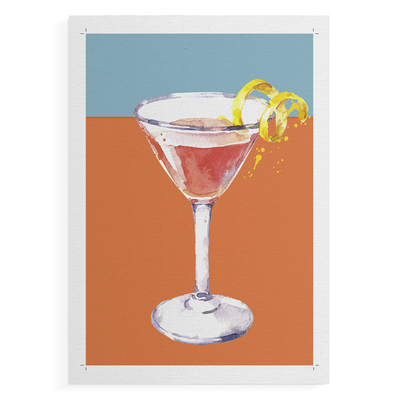 Neon Cosmo - Impression sur toile seulement - NON-CADRE, H 27 po x l 18 po