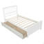Lit plateforme simple avec deux tiroirs-124917641