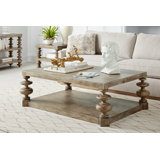 Meliah Solid Wood Coffee Table