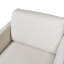 Chaise d'appoint pivotante moderne en jacquard avec base en métal noir mat, entièrement assemblée