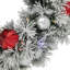 Couronne enneigée de chlorure de polyvinyle (PVC) Snowy Bristle 24 po