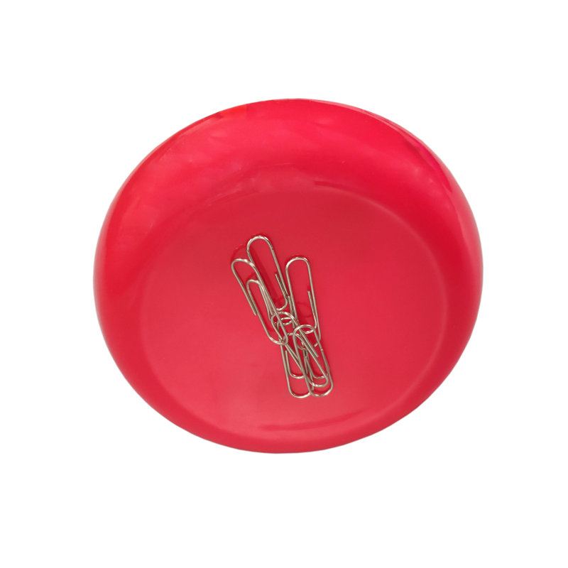 Fixturedisplays® Magnetic Pincushion Pin Caddy Paper Clip Holder For Push Pins Sewing Needles Red 18111-RED