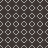 Just Kitchens Geometric Bee Hive Design 33' L x 21" W Wallpaper Roll