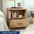 Night Stand, Brown Finish