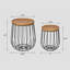 Ensemble de 2 tables gigognes en bois massif avec rangement Franklin