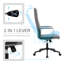 Linen Office Chair with Headrest-290489041