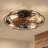 20.4" Bloneva Farmhouse Caged Ceiling Fan with Light Kit and Remote Control Included-1670758969