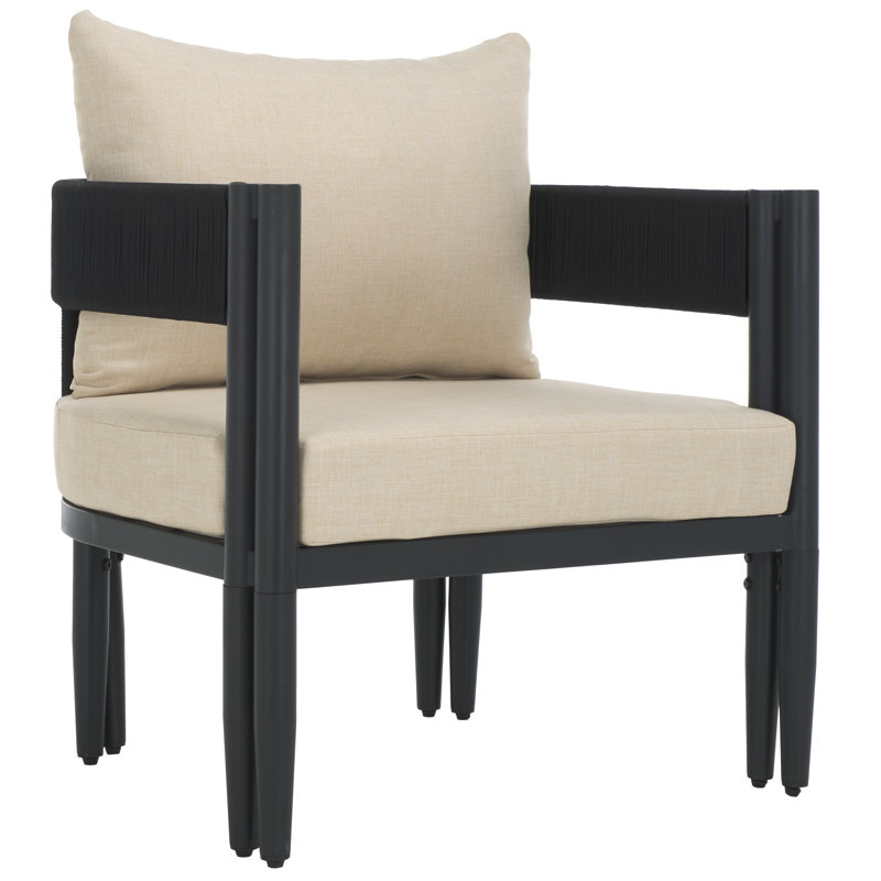 Viola Outdoor Dining Armchair, Taupe