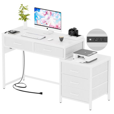 Bureau d'ordinateur réversible