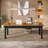 62-Inch Computer Desk, Large Office Executive Desk With Solid Wood Legs-594681766