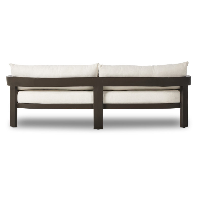Jackson Outdoor Metal Sofa-96"-Alessi Linen, Alessi