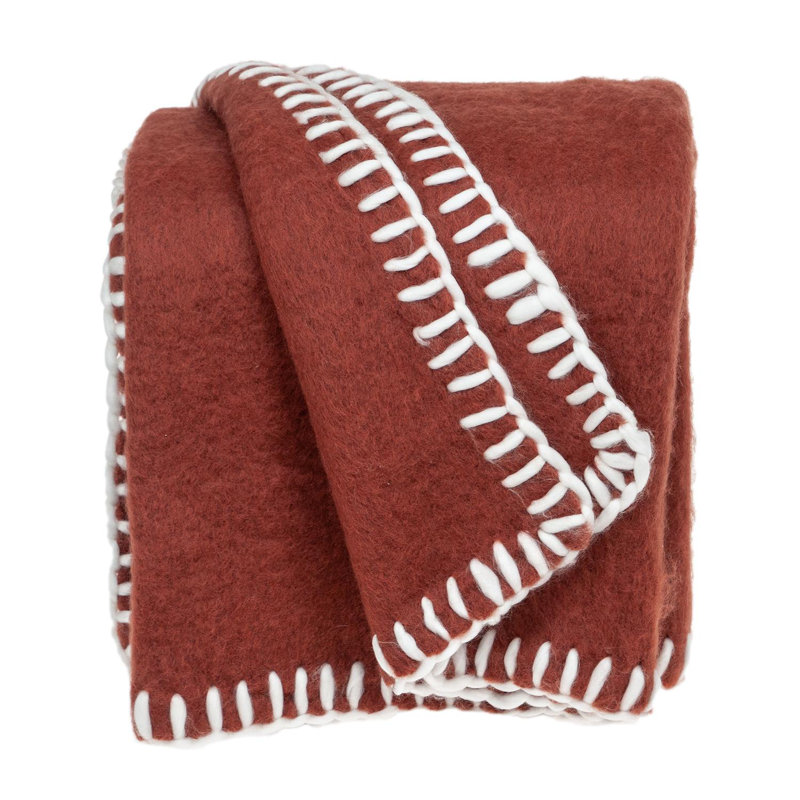 Slubby Hand Woven Throw Blanket
