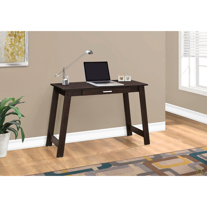Bureau d'ordinateur, bureau personnel, ordinateur portable, tiroirs de rangement, stratifié de travail, contemporain, moderne