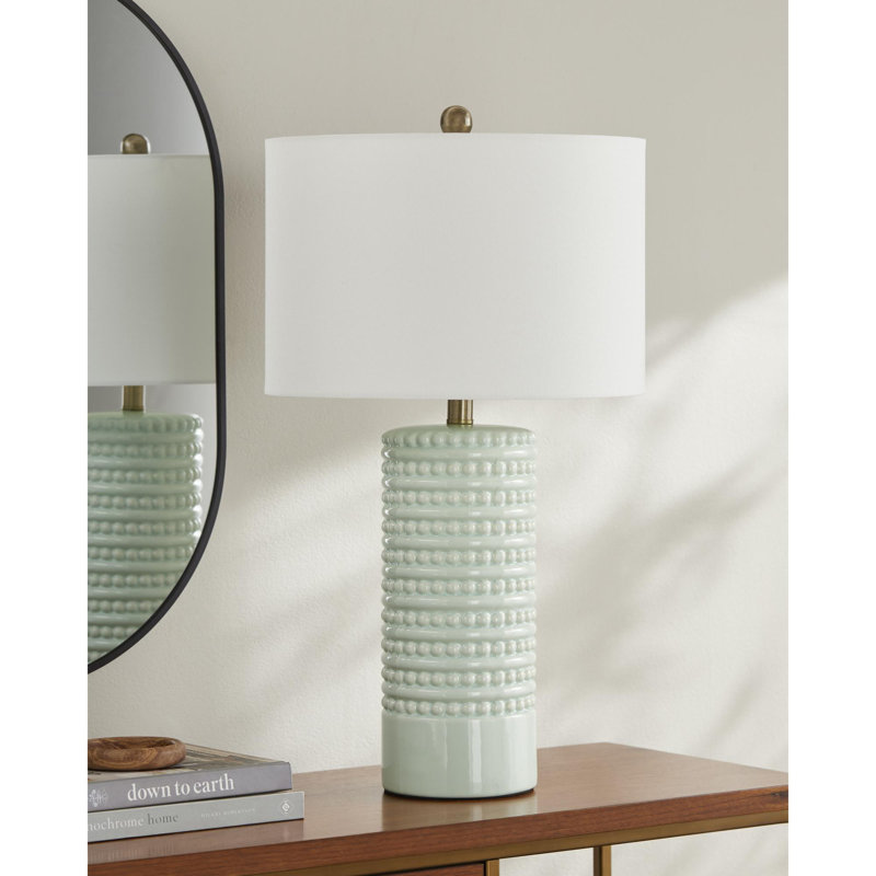 Lampe de table Ailey, Turquoise