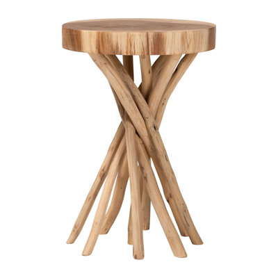 Jinaya Bali & Pari Liberte Natural Teak Wood End Table
