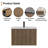 Amily 30" Wall Mounted Bathroom Vanity Set With Sink Top, Faucet And Drain, Floating Cabinet-1743086963