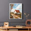 Paysages série C III - reproduction encadrée de qualité supérieure - prête à être accrochée - aucun clou requis-1235498175-1235498161