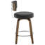 Tabouret de bar et de comptoir pivotant rembourré-1118633829-1118633826