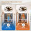 Jernisha 19" Caged Enclosed Low Profile Ceiling Fan with Lights and Remote Control-1328561215-1328561213-1310430149