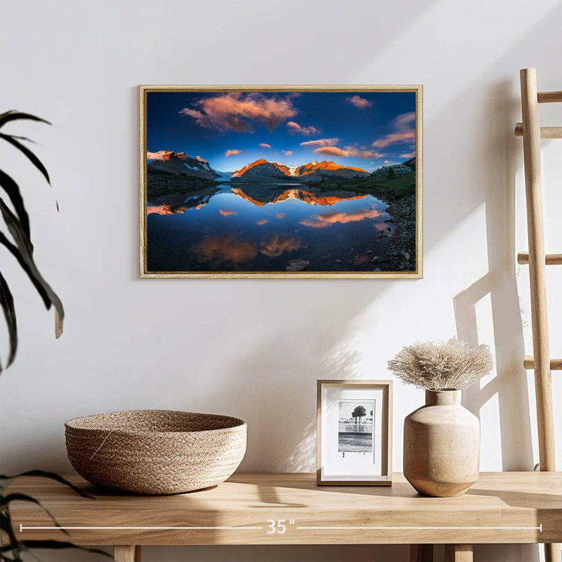 Parc national Jasper, Cadre flottant en bois naturel, 19 po x 13 po