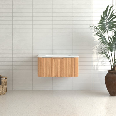 Meuble-lavabo mural flottant