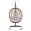 Méridienne de patio peu encombrante, osier en PEHD, design moderne pour balcon et jardin