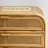 Retro Wicker Three-Door Storage Special Cabinet