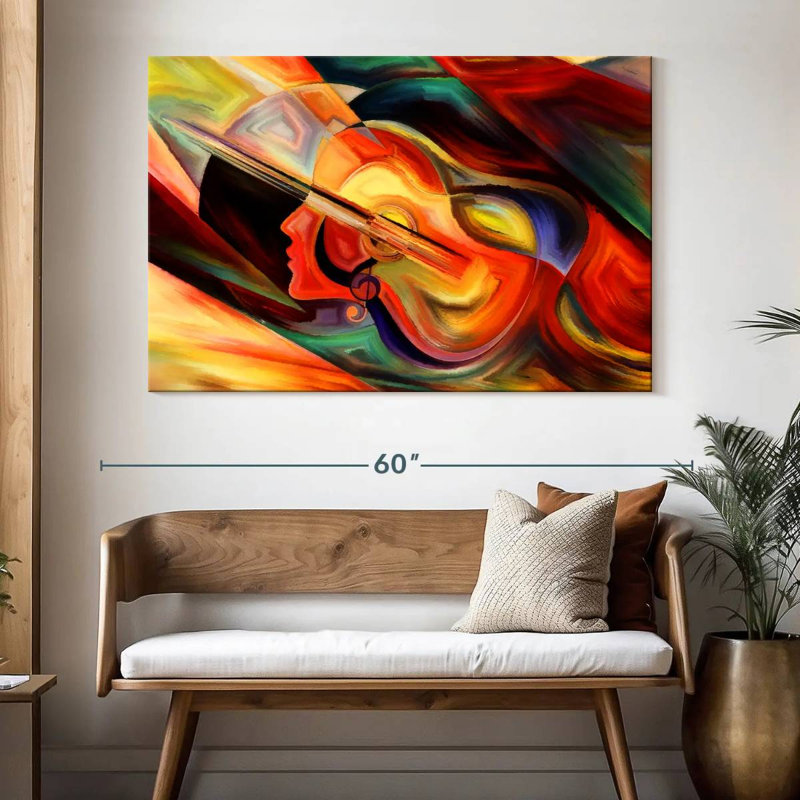 Abarca Abstract Music, 34" H x 51" W