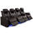 124.4 Inch Power Recliner 4 PC Set With Top-Grain Nappa Leather, Adjustable Relaxation, Smart Charging, And Dynamic RGB LED Lighting, Recliner-1936648129