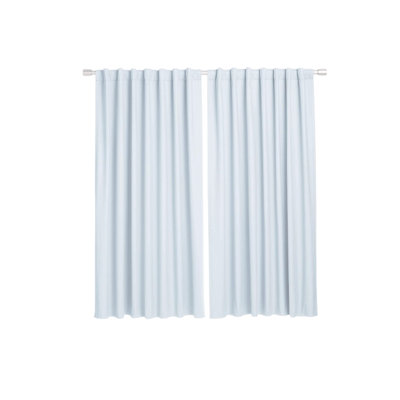 Temecula Solid Color Max Blackout Thermal Rod Pocket Curtain Panels -  Eider & Ivory™, 3A044C2BD7CA429AA74765751717E535