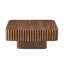 Table basse carrée moderne 35,43 pouces Handcraft