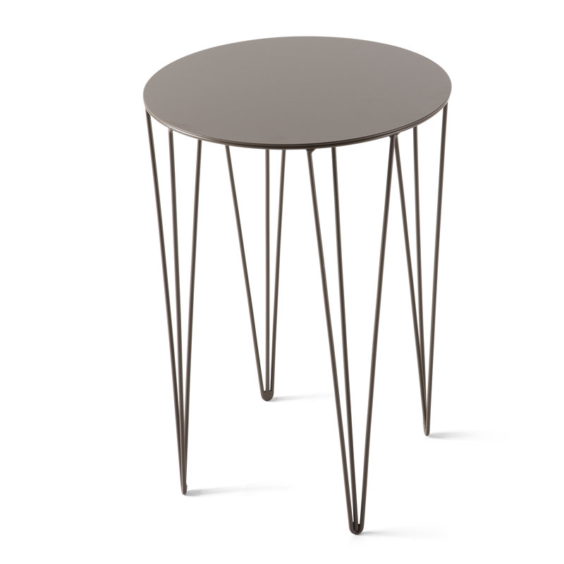 Tannum End Table, 40 cm D x 60 cm H, White