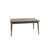 Contemporary Walnut Finish Dining Table
