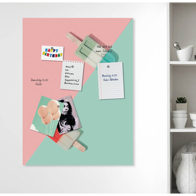 Magnetic Glass Photo Memo Board