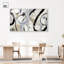 «Unwritten Script Duo», reproduction d'art encadrée, ensemble d'art mural boho doré par Art Remedy, cadre blanc, 36 x 45-2094507280-2094507286