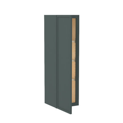 Gallery Express Alton Plywood Assembled 12 in W x 12 in D x 42 in H Wall Kitchen Cabinet with Shelves Left in Meadow