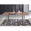 Sydney Solid Wood Top Metal Base Dining Table-50134900-50134901-50134905