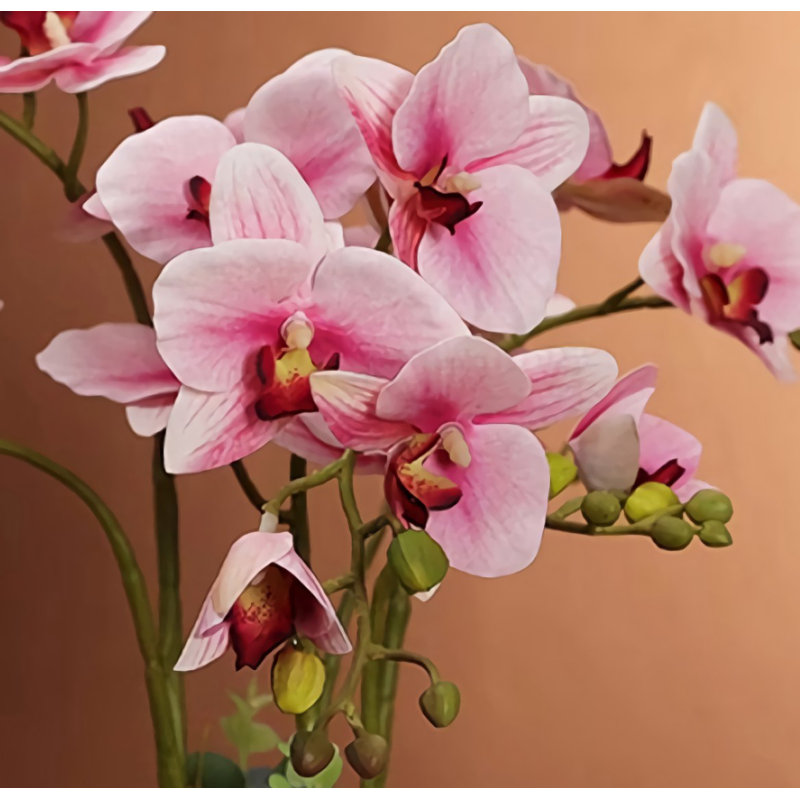 Décoration de fleurs simulées et de fausses fleurs, Rose clair