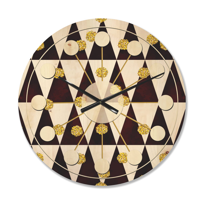 Solid Wood Wall Clock, Medium