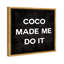«Coco Made Me» par Oliver Gal - Art textuel sur toile-66813652-18898925