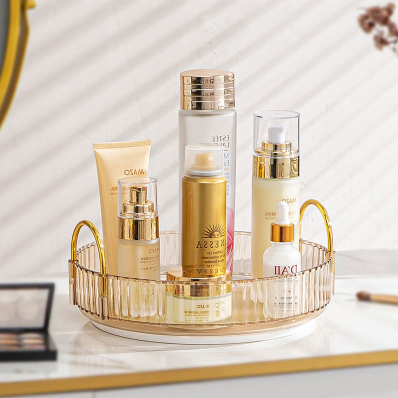 Plastic Makeup Organiser, Yellow