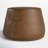 Laurenn Faux Leather Pouf - Brown-890669455