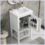 Meuble-lavabo moderne avec lavabo et porte à fermeture douce-102422846