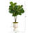 Fiddle Leaf Fig Artificial Tree in White Urn
