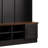 Versatile 3-in-1 Hall Tree with 6 Hooks, Farmhouse Walnut Storage Bench with Adjustable Shelves, 55"W Entryway Coat Rack with Multiple Storage Space for Mudroom, Hallway, Black-517018601