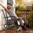 Porch Glider Swing With 3 Seats,3-Person Outdoor Patio Glider Bench,Breathable Mesh Fabric, Metal Frame-339217722